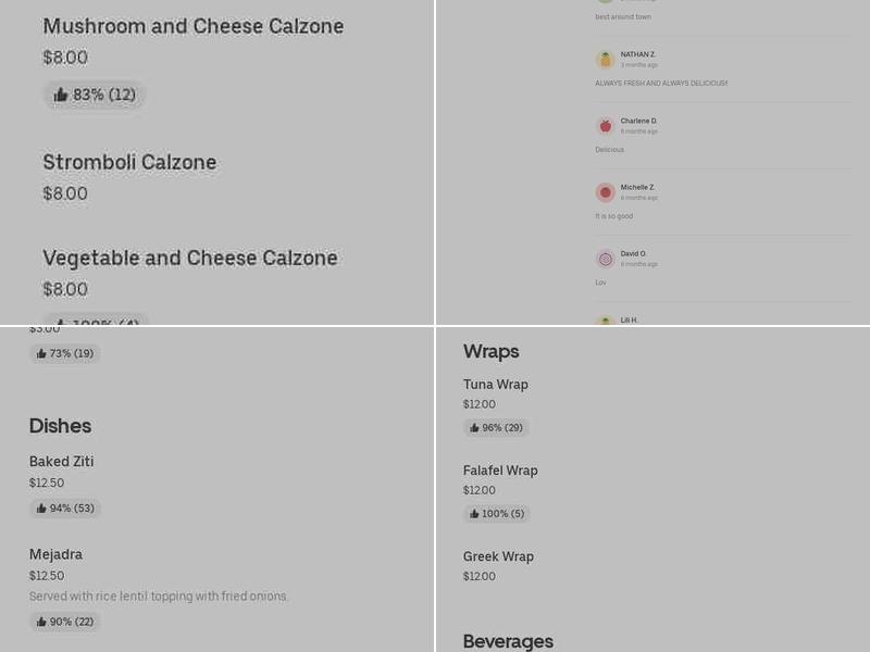 Slices Menu