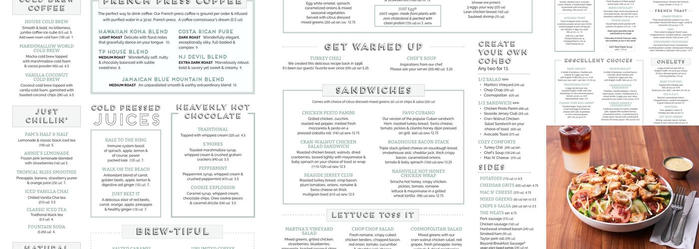 Turning Point of Long Branch Menu