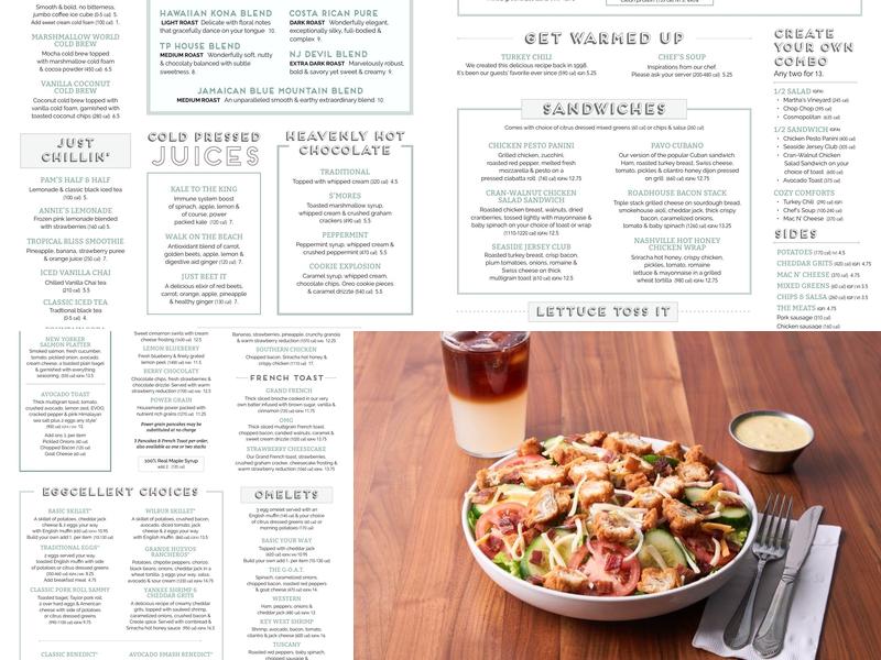 Turning Point of Long Branch Menu