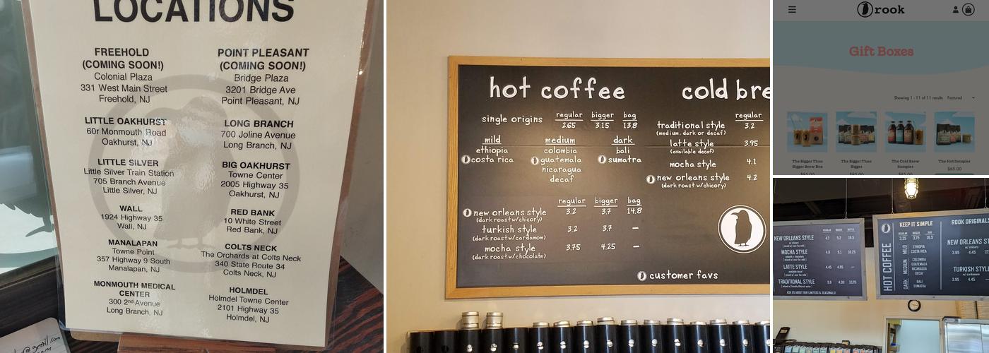 Rook Coffee Menu