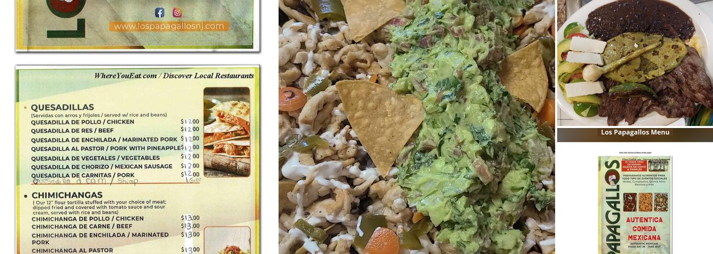 Los Papagallos Menu