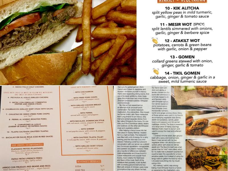 Ada's Gojjo Menu