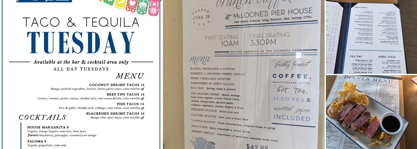 McLoone's Pier House Menu