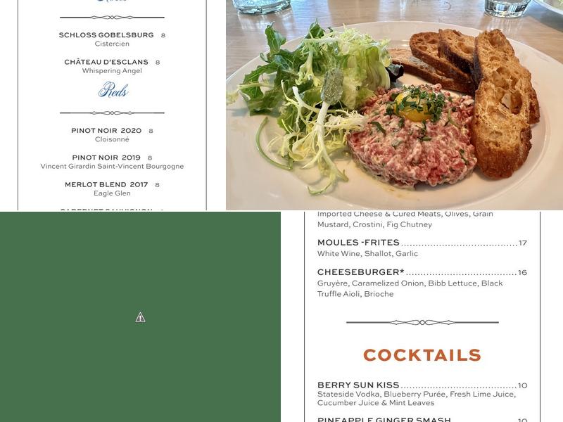 Avenue Long Branch Menu