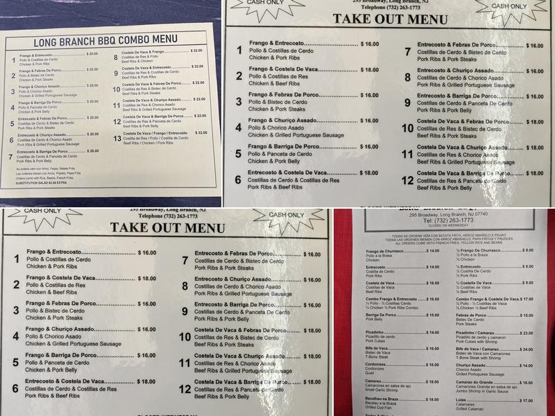 Long Branch BBQ LLC Menu