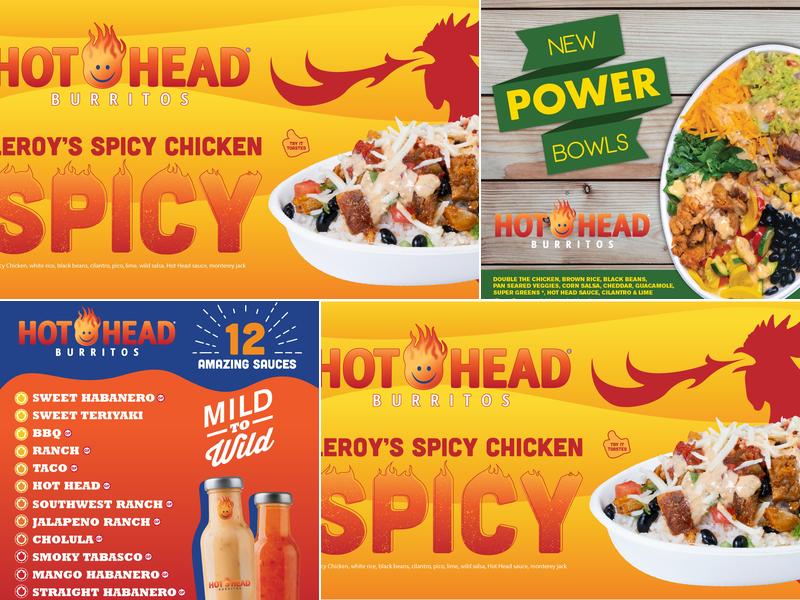 Hot Head Burritos Menu