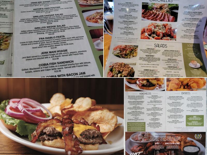 Gator's Dockside Menu