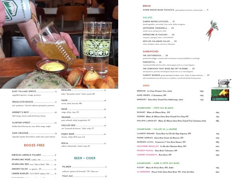 Hearth Menu