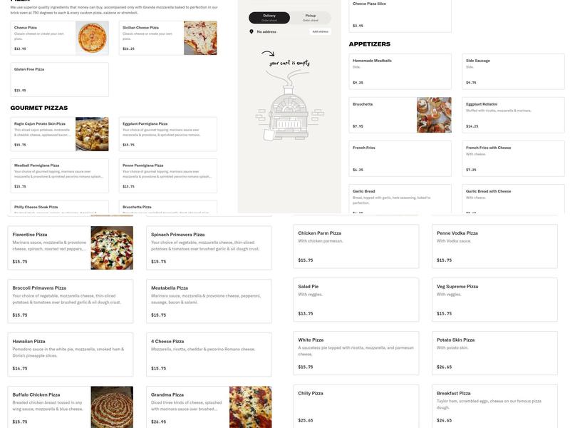 Doria's Pizza & Restaurant Menu