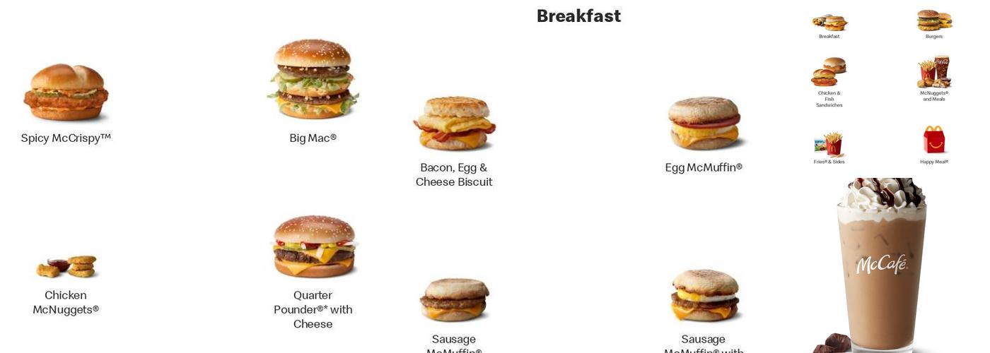 McDonald's Menu