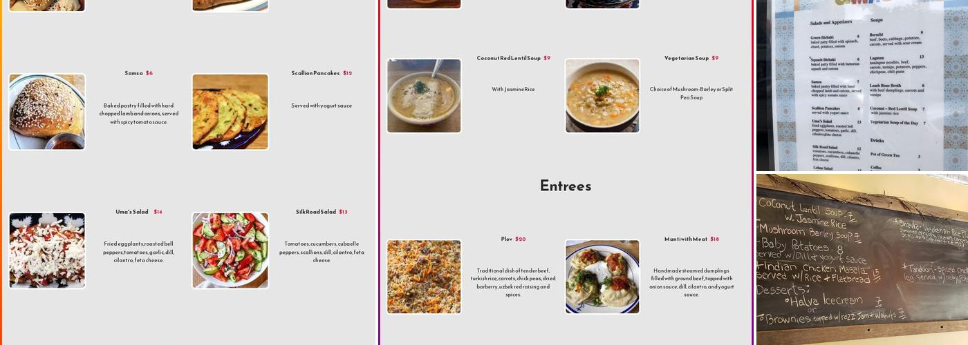 Uma's Menu