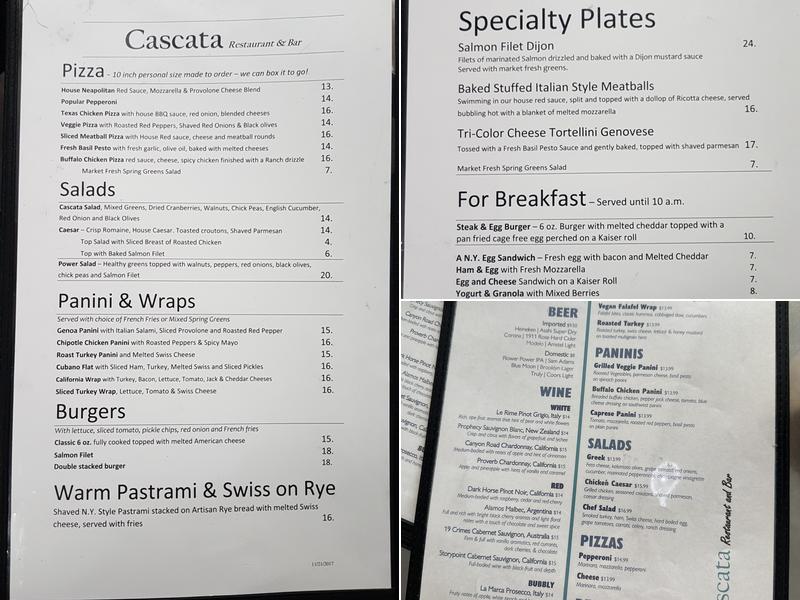 Cascata Menu