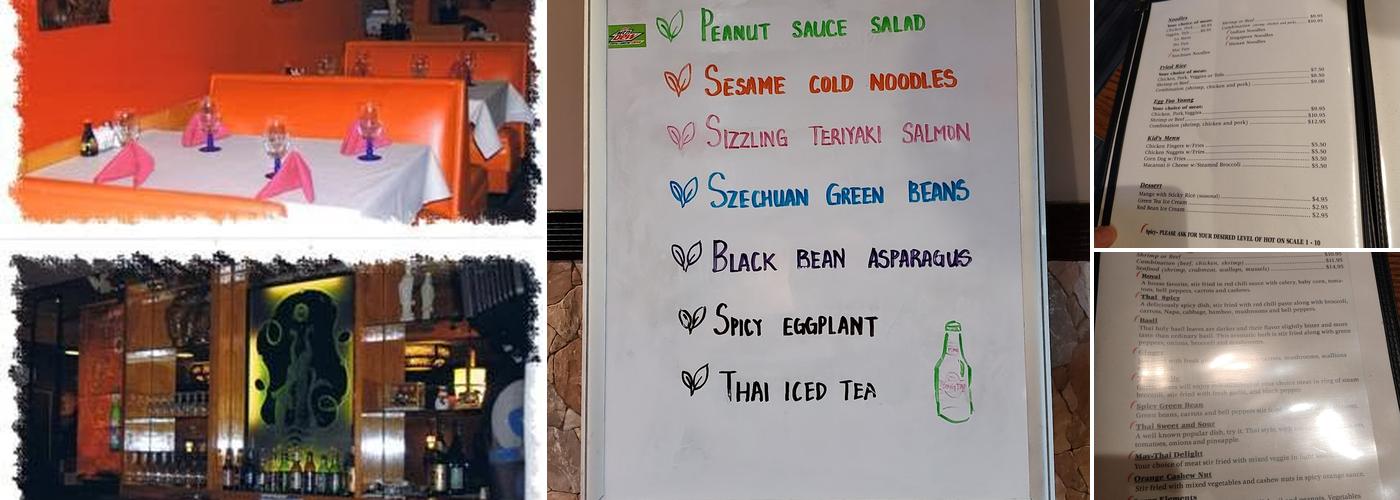 May-Thai Menu