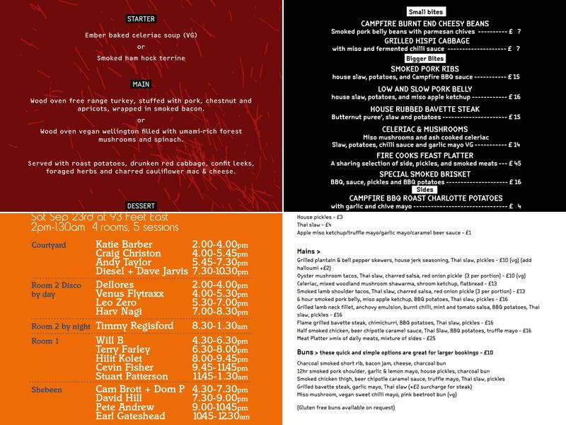 Two Tribes Brewery & Campfire Taproom Menu