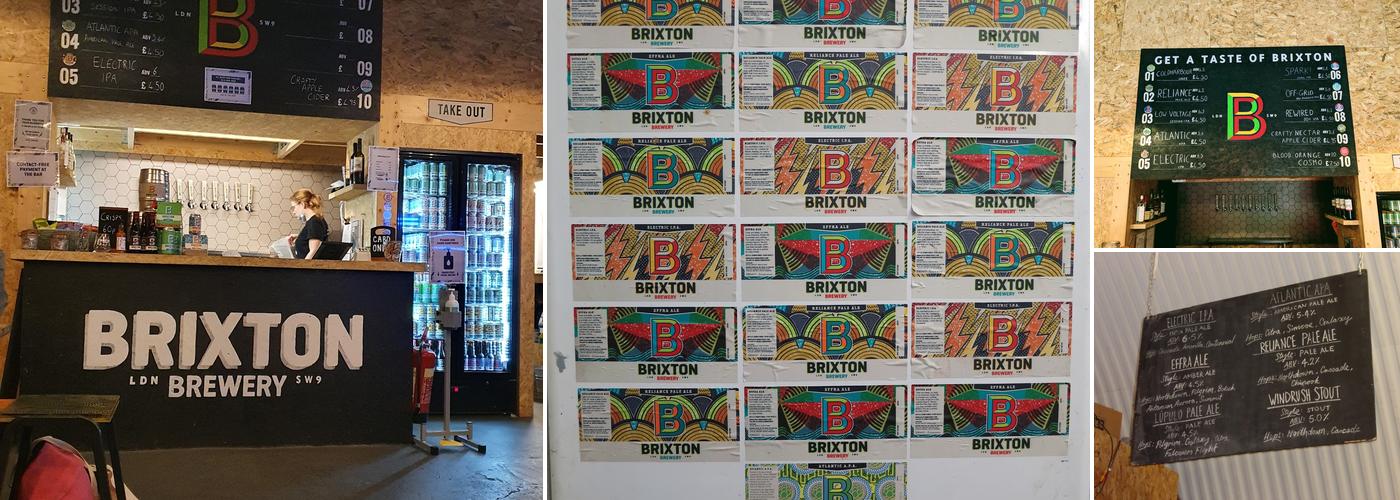 Brixton Brewery Tap Room Menu