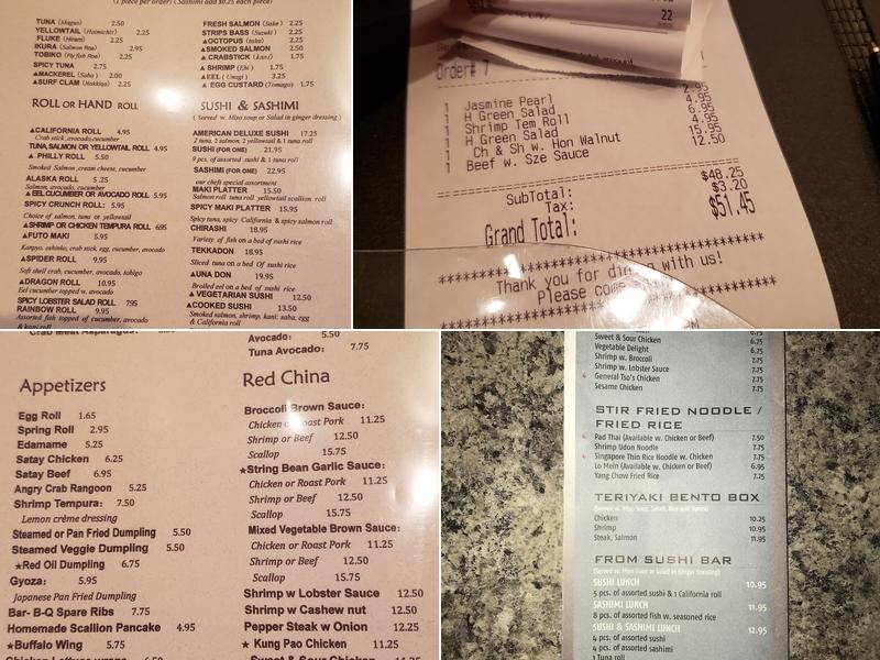 Idea Asian Restaurant Menu