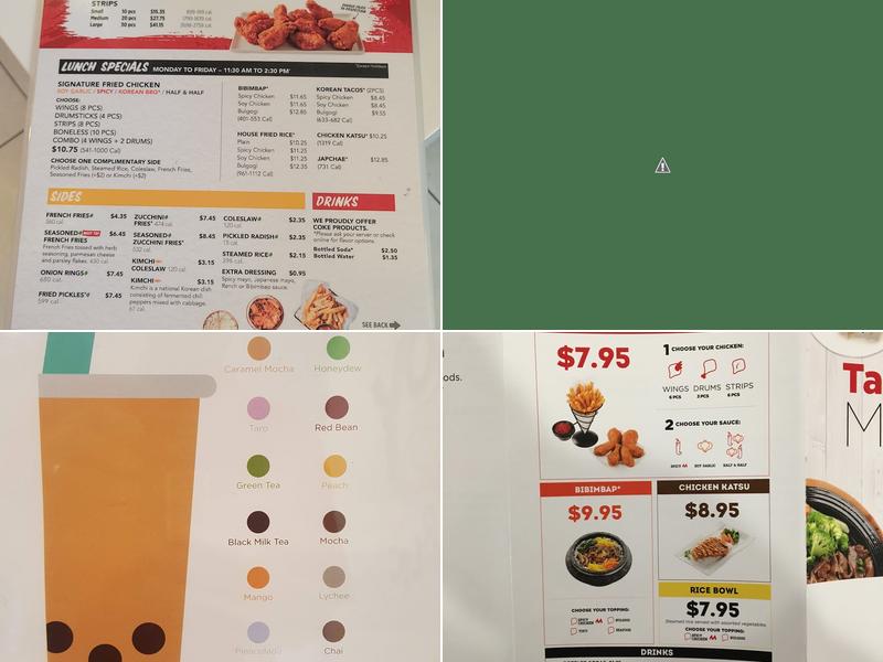 Bonchon Nutley Menu