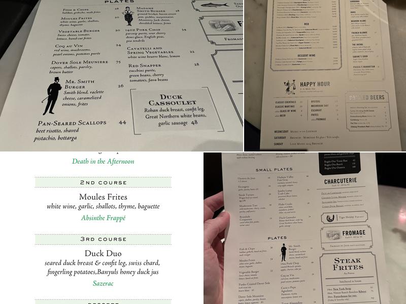 Pascal & Sabine Menu