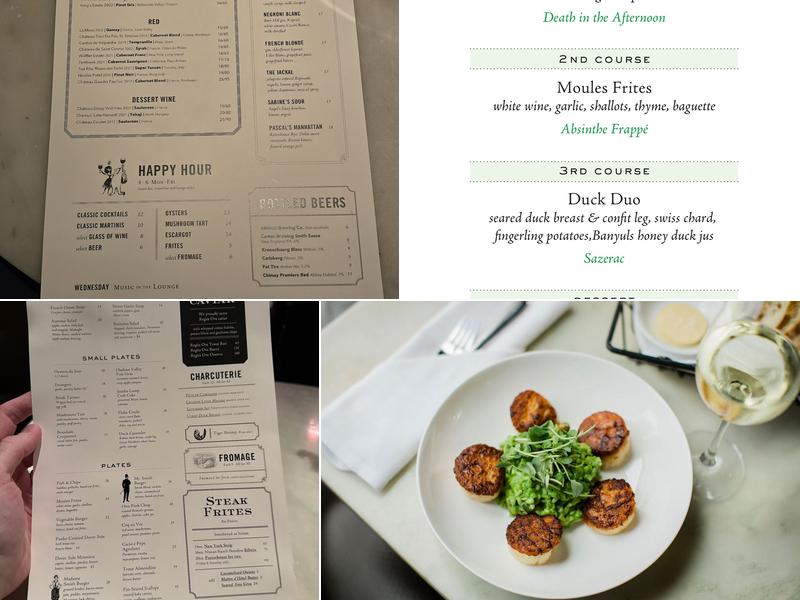 Pascal & Sabine Menu