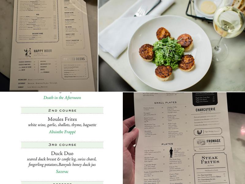 Pascal & Sabine Menu