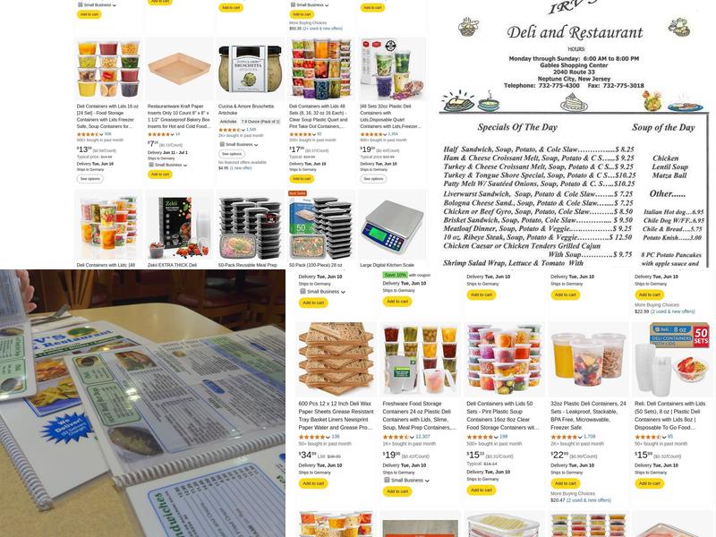 Irv's Deli & Restaurant Menu