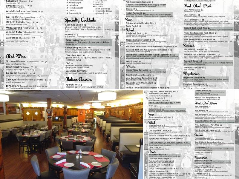 Il Posto Menu