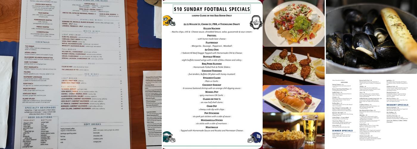 Kubel's Menu