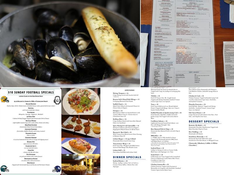 Kubel's Menu