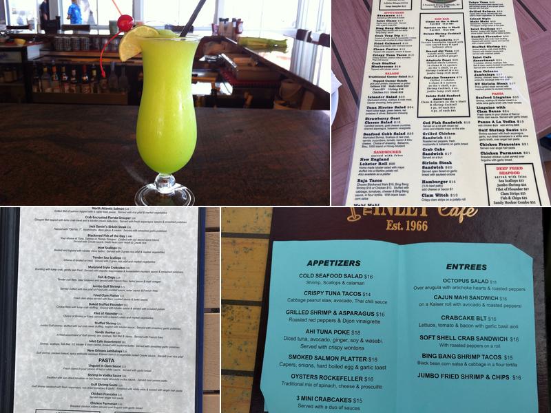 Inlet Cafe Menu