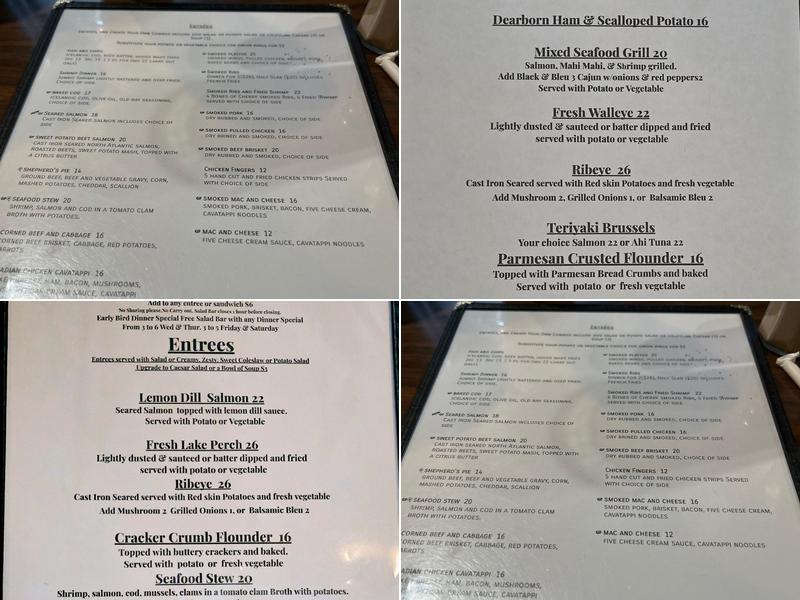O'Malley's Galley Restaurant & Catering Menu