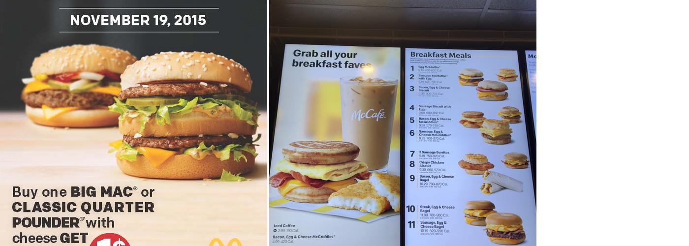 McDonald's Menu