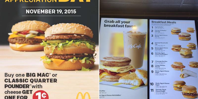 McDonald's Menu