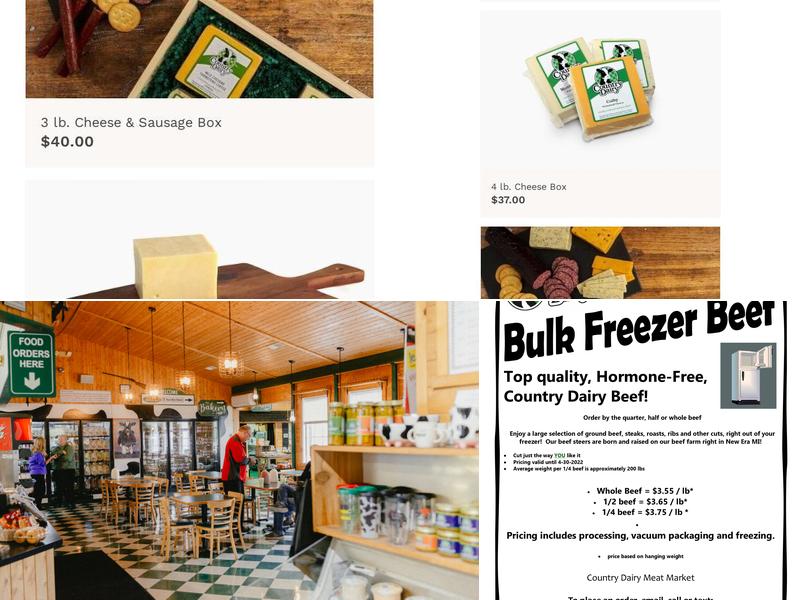 Country Dairy Farm Store Menu