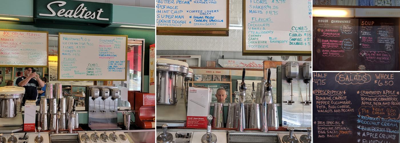 Lipka's Old Fashion Soda Fountain Menu