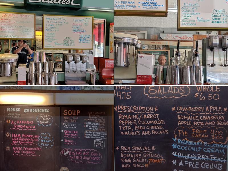 Lipka's Old Fashion Soda Fountain Menu