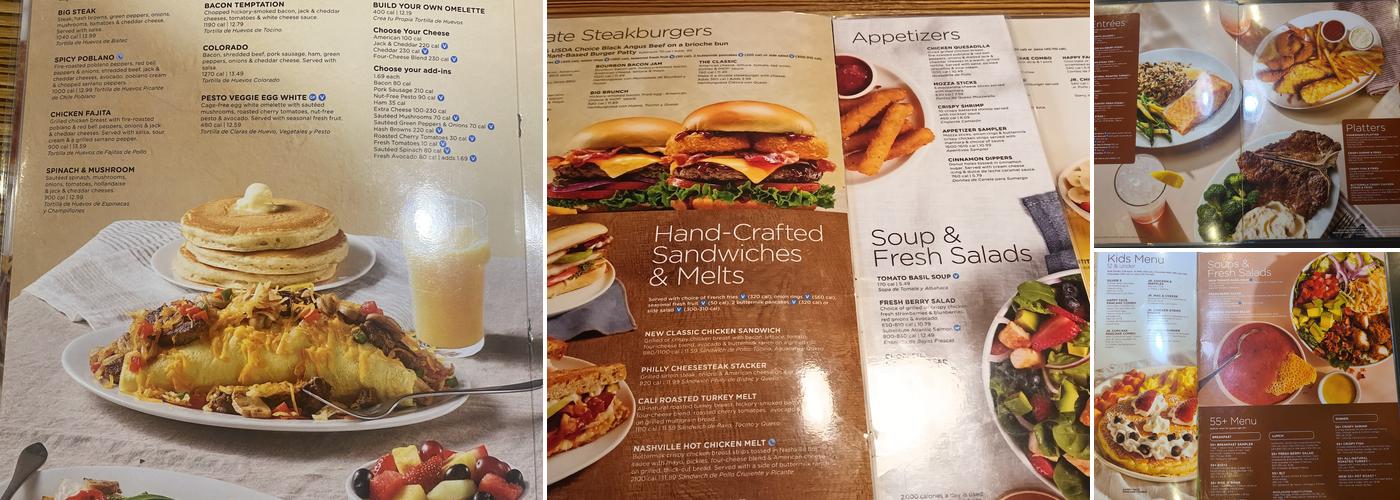IHOP Menu