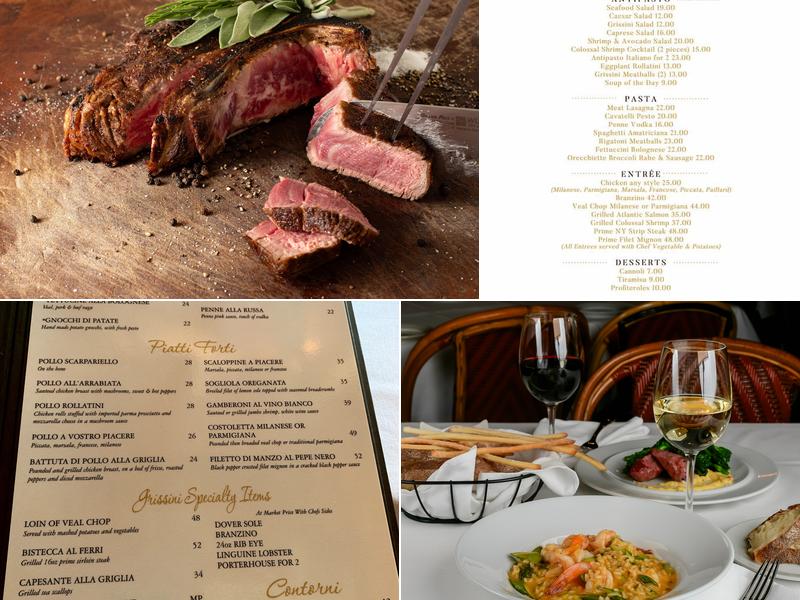 Grissini Menu