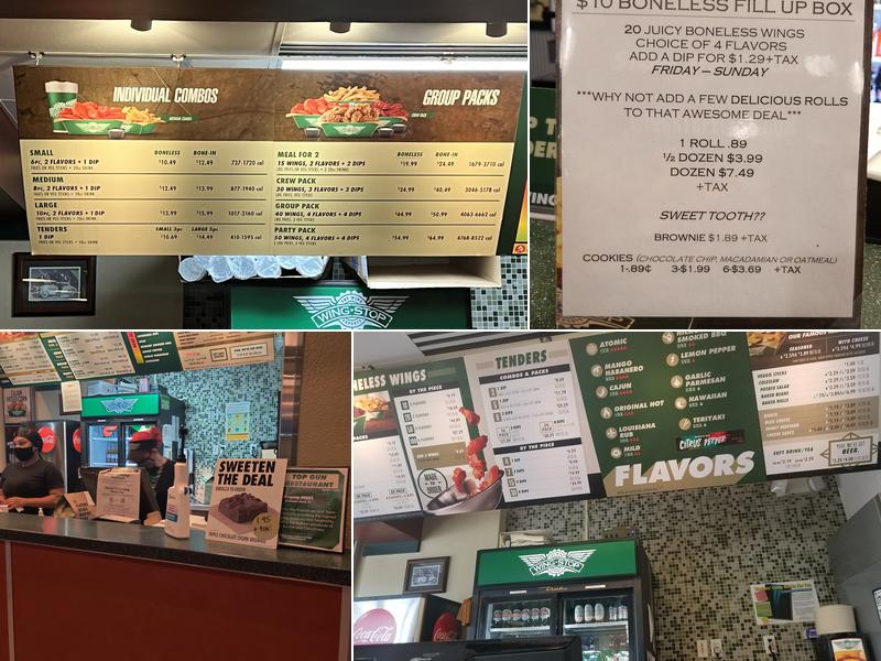 Wingstop Menu