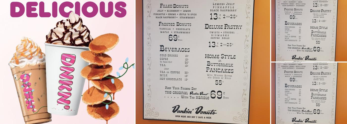 Dunkin' Menu