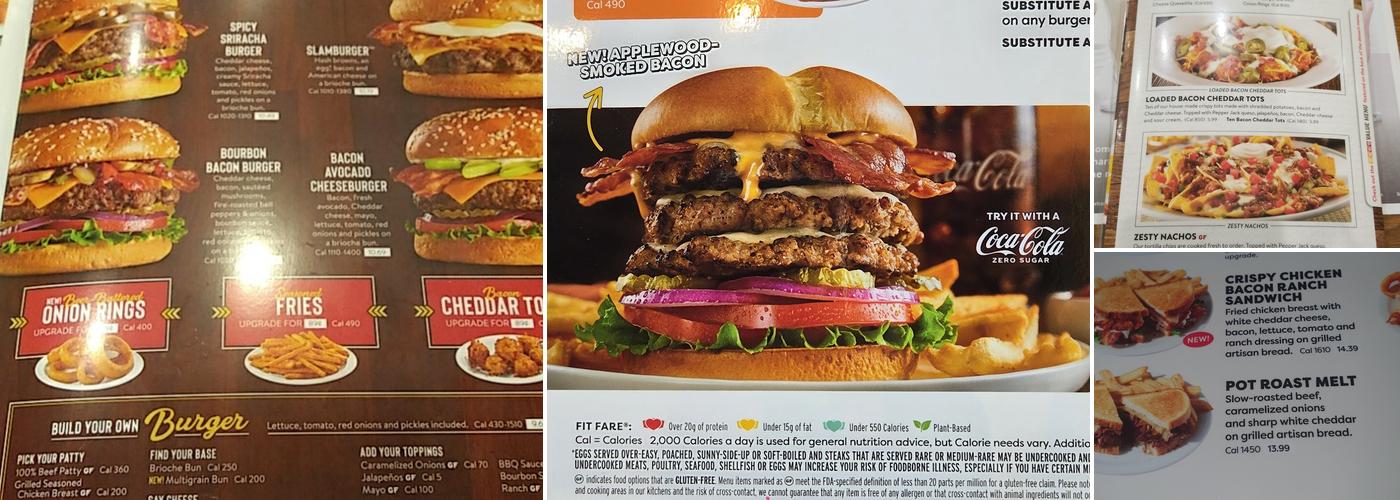 Denny's Menu