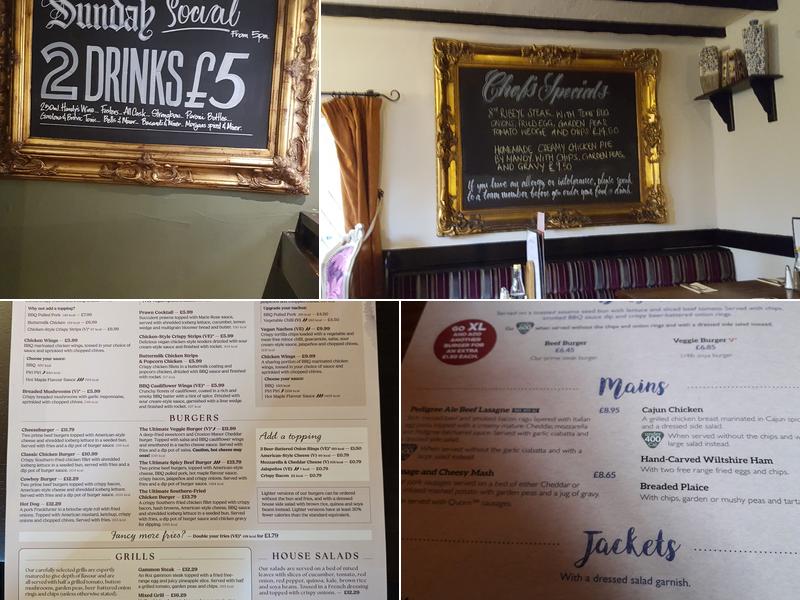 Woolpack Menu