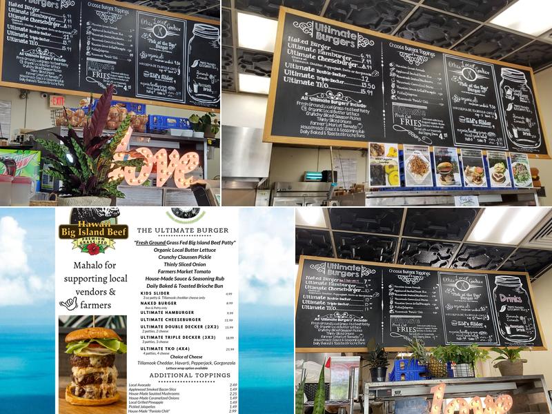 Ultimate Burger Menu