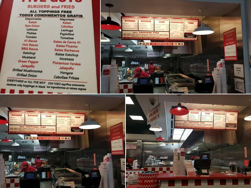 Five Guys Menu