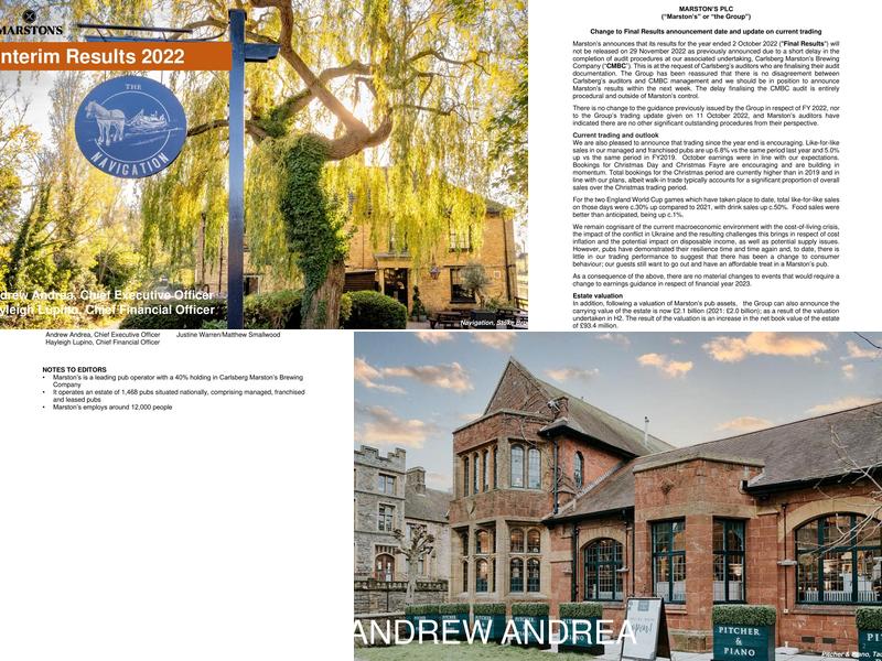 Smithfield Hotel Menu