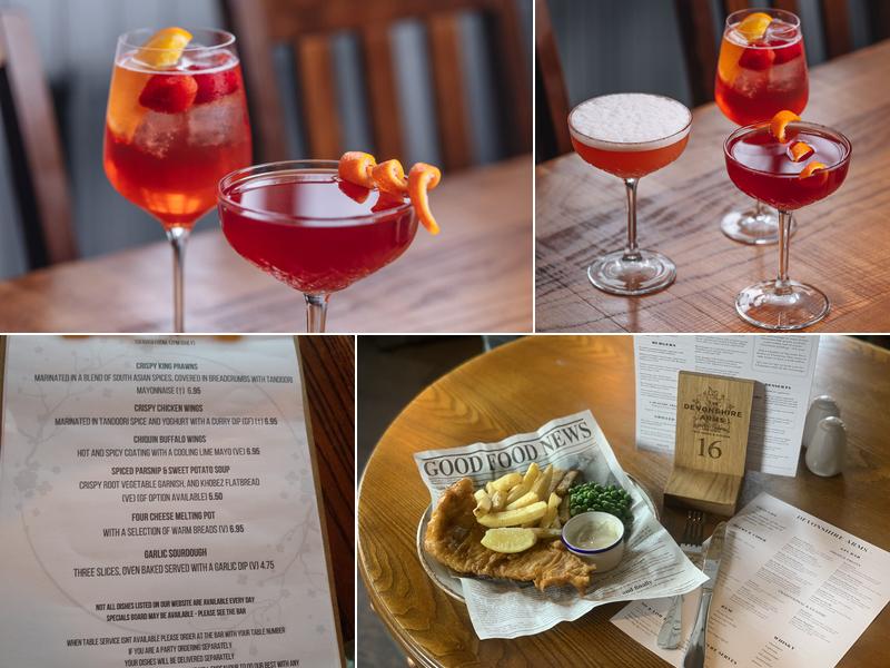 The Devonshire Arms Menu