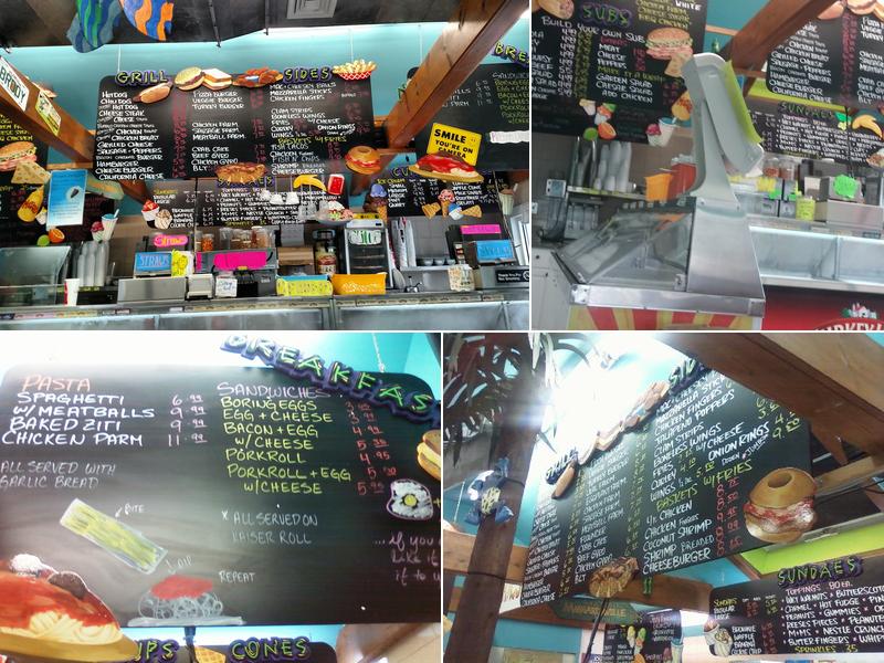 Custard Hut and Pizza Menu