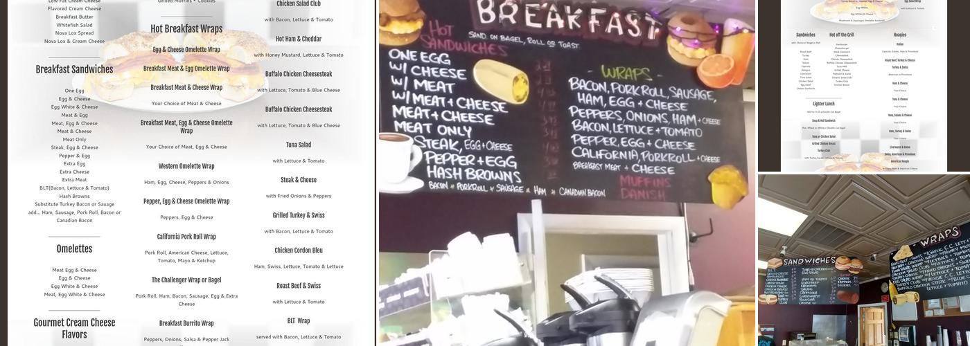 Bagels & Beyond Menu
