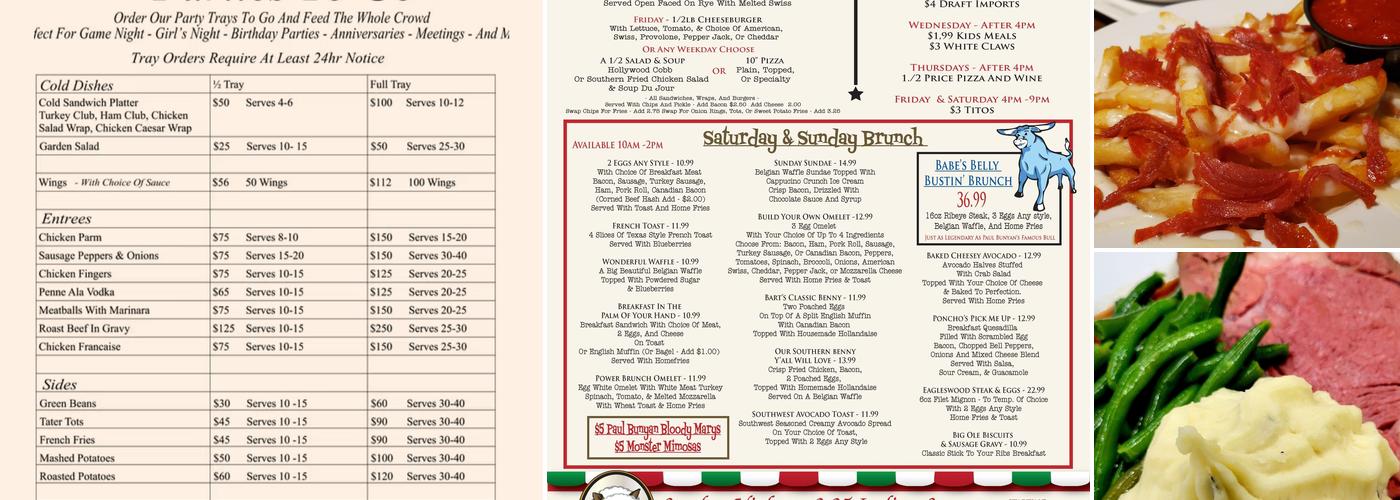 Calloway's Restaurant & Bar Menu