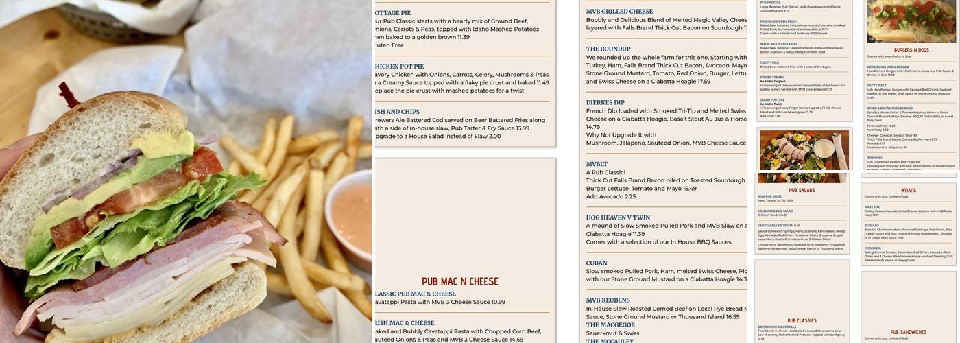 MAGIC VALLEY BREWING Menu