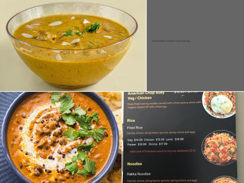 Bombay Hut Menu